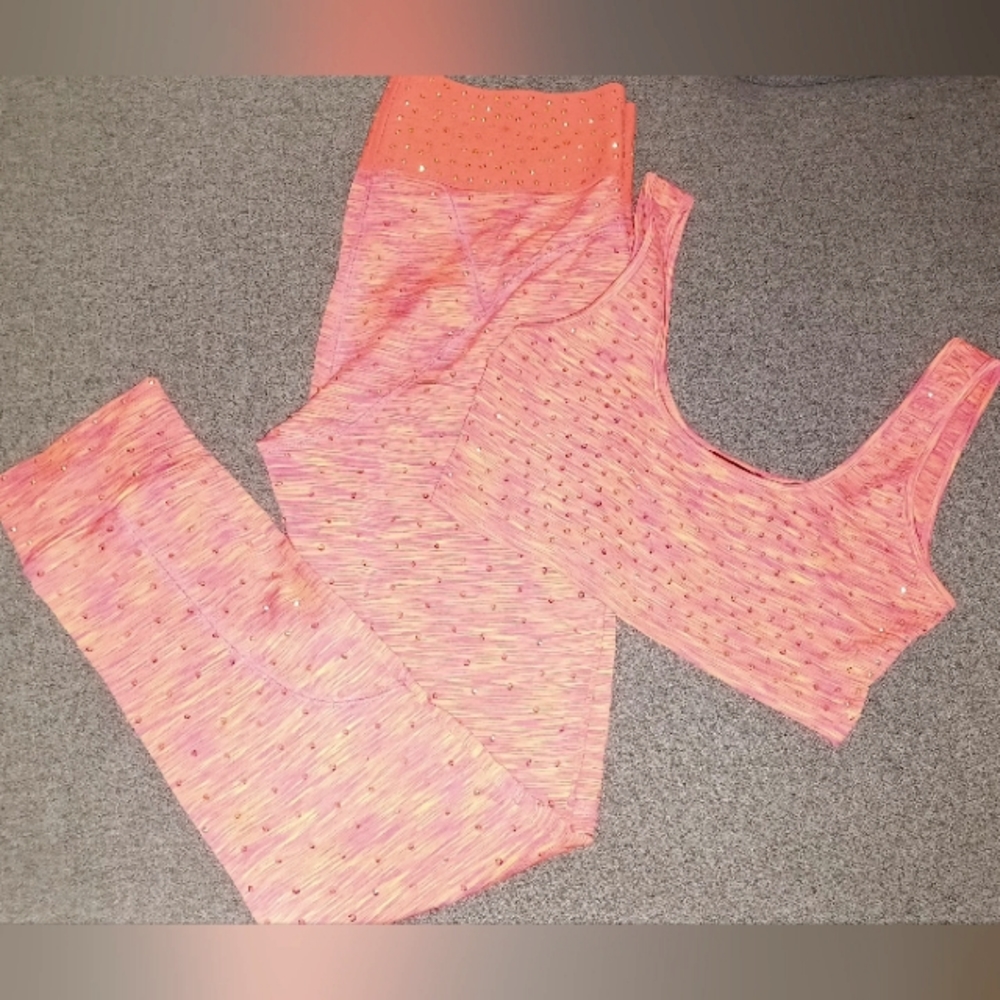 Cute Rhinestone Gym Set